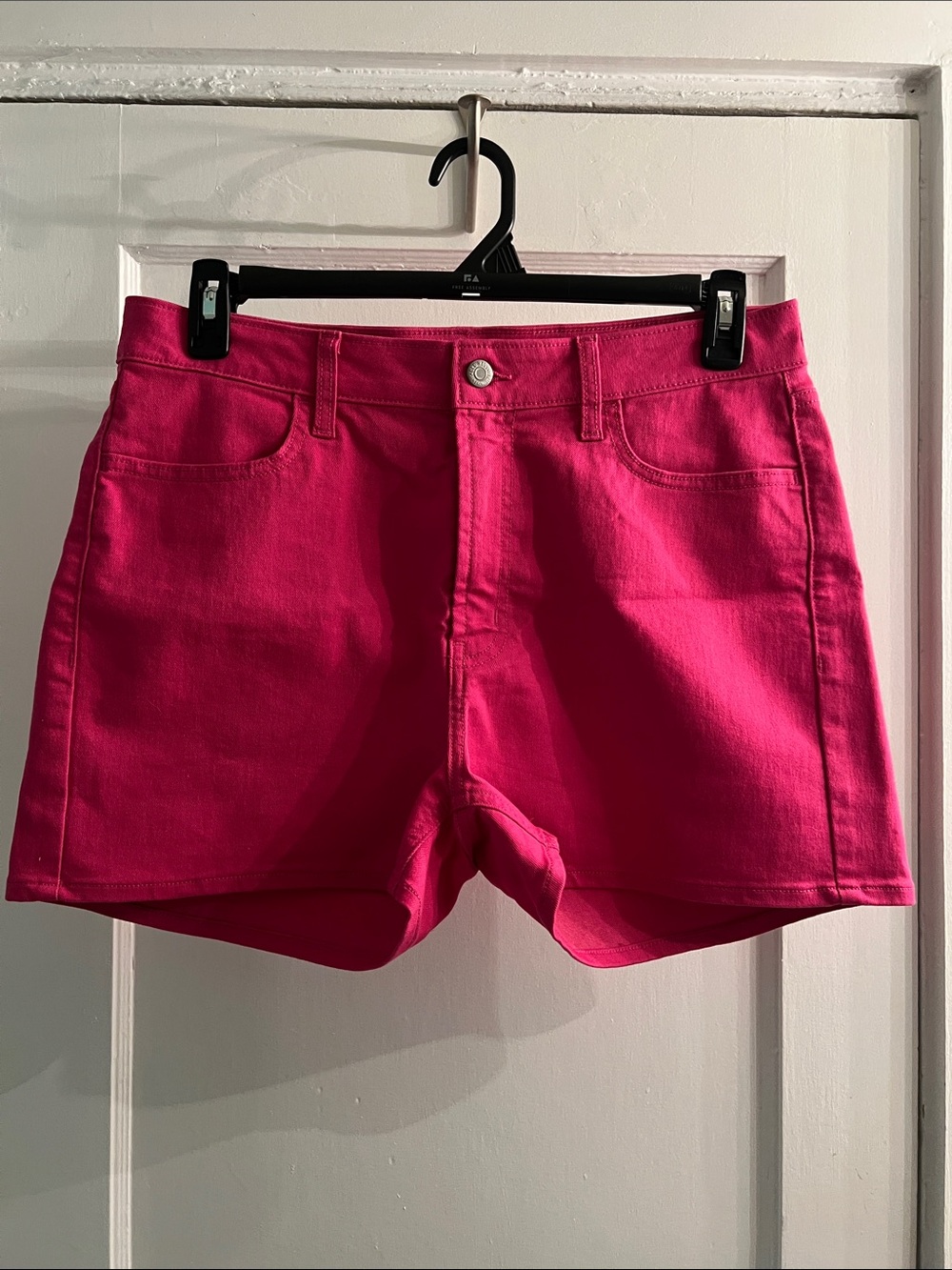 Women’s Pink Denim Shorts